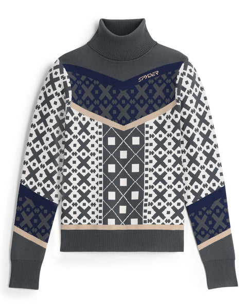 Womens Stellar Ski Sweater - Slate Blue – Spyder