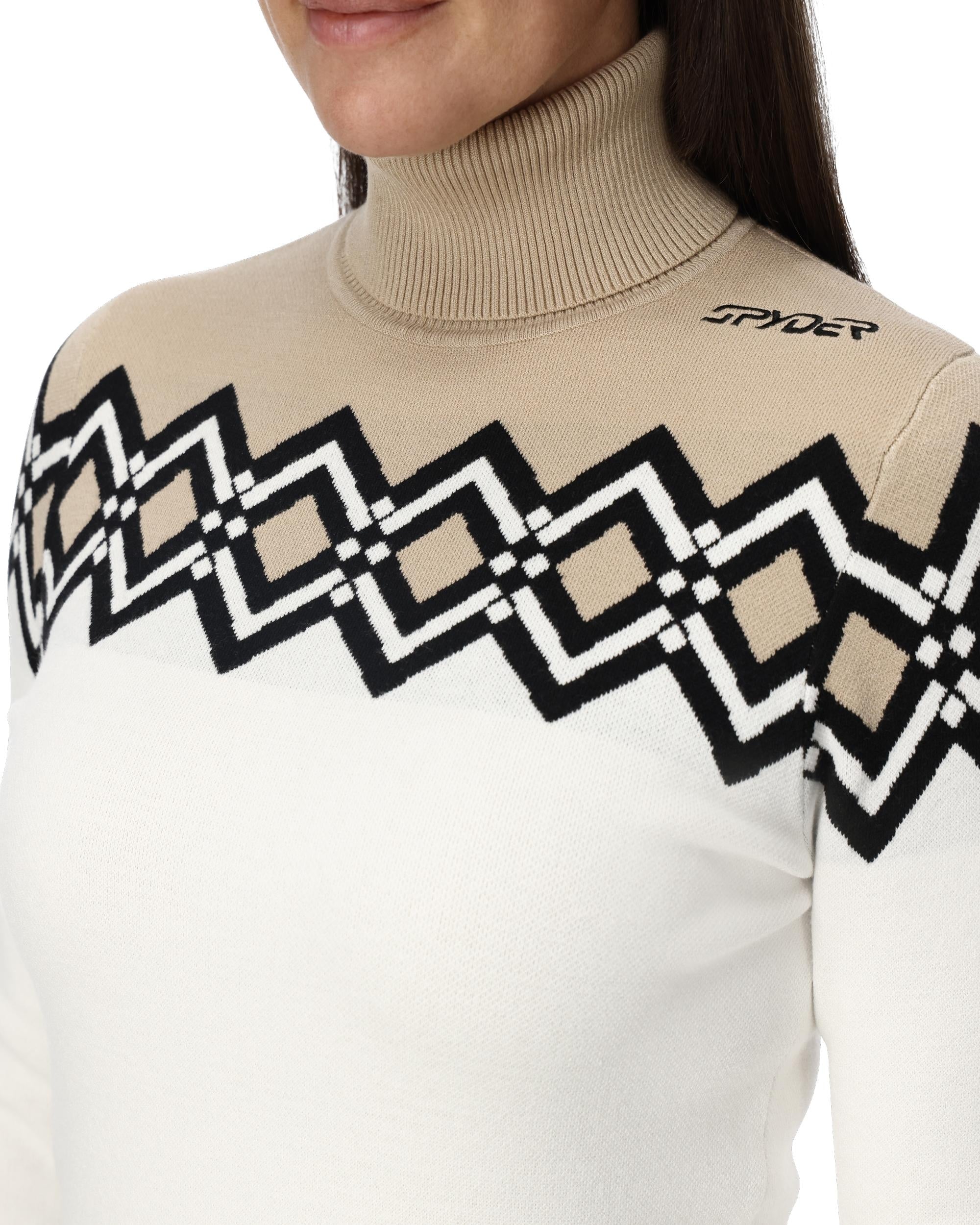 Womens Stellar Ski Sweater - White – Spyder