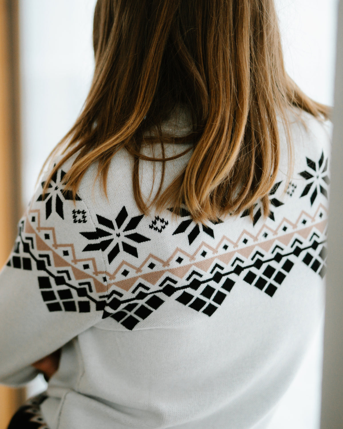 Women's Stellar Ski Sweater - White