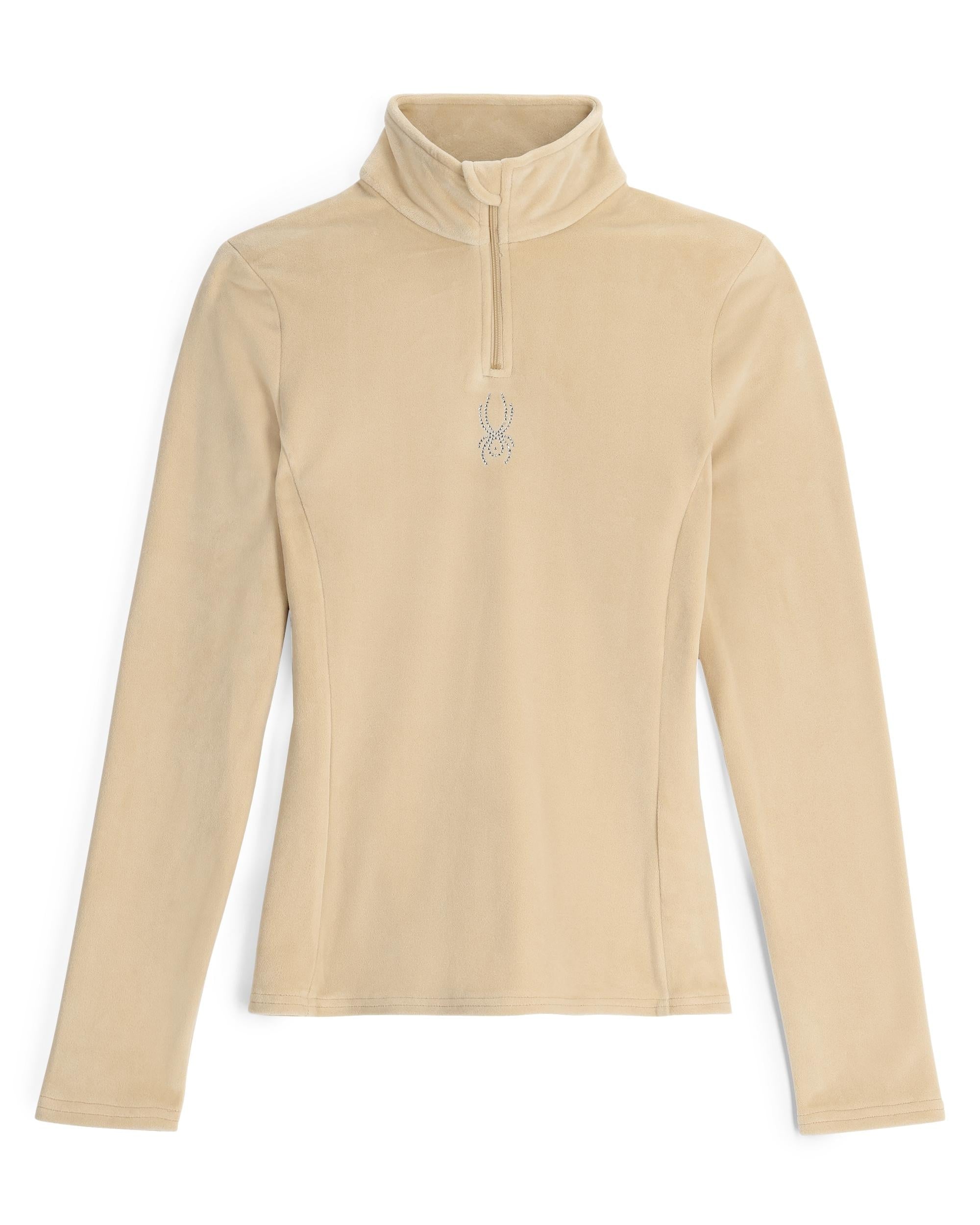 Women's Shimmer Bug Half Zip T-Neck - Sanddune – Spyder