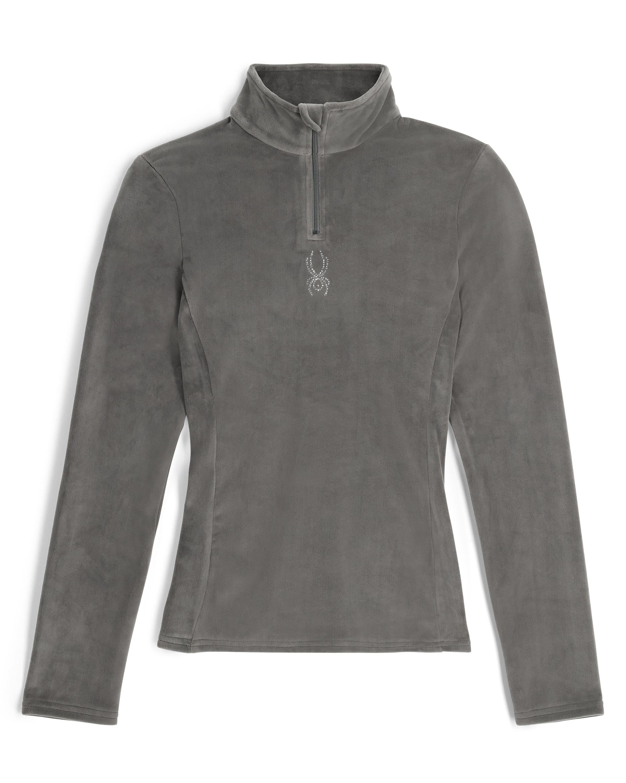 Women's Shimmer Bug Half Zip T-Neck - Storm – Spyder
