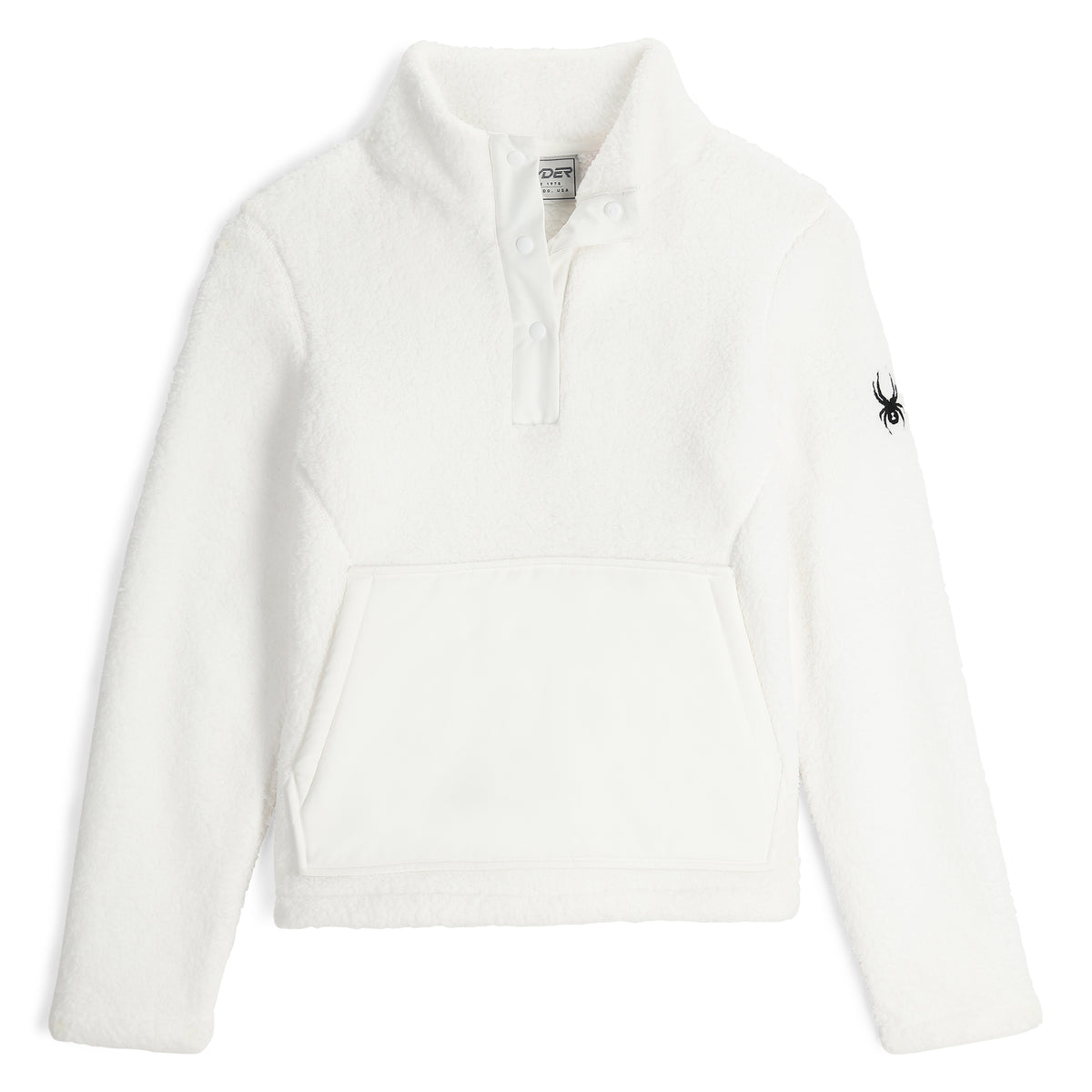 Womens Slope Quarter Zip - White