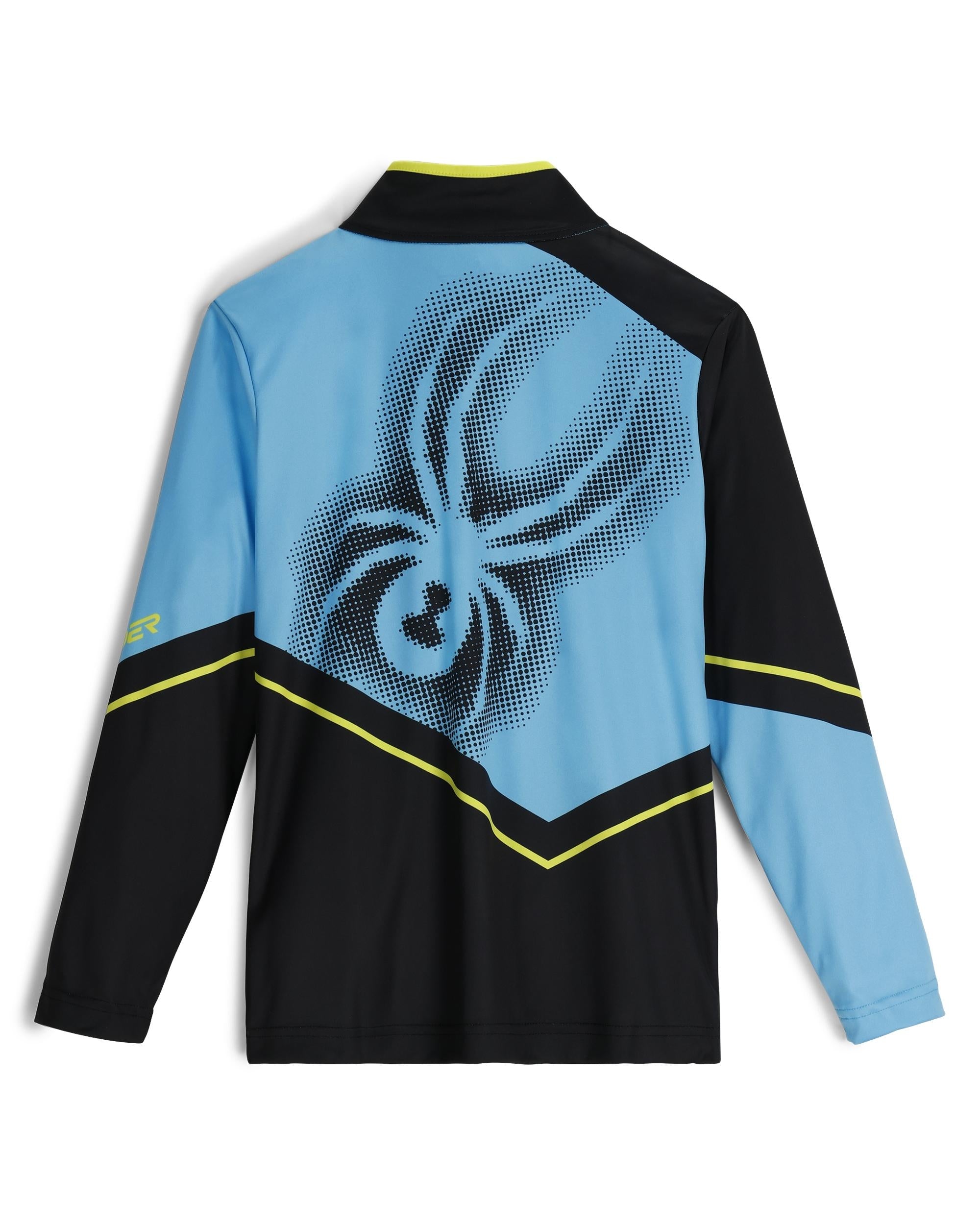 Boys' Ryder Half Zip T-Neck - Cyan Blue – Spyder