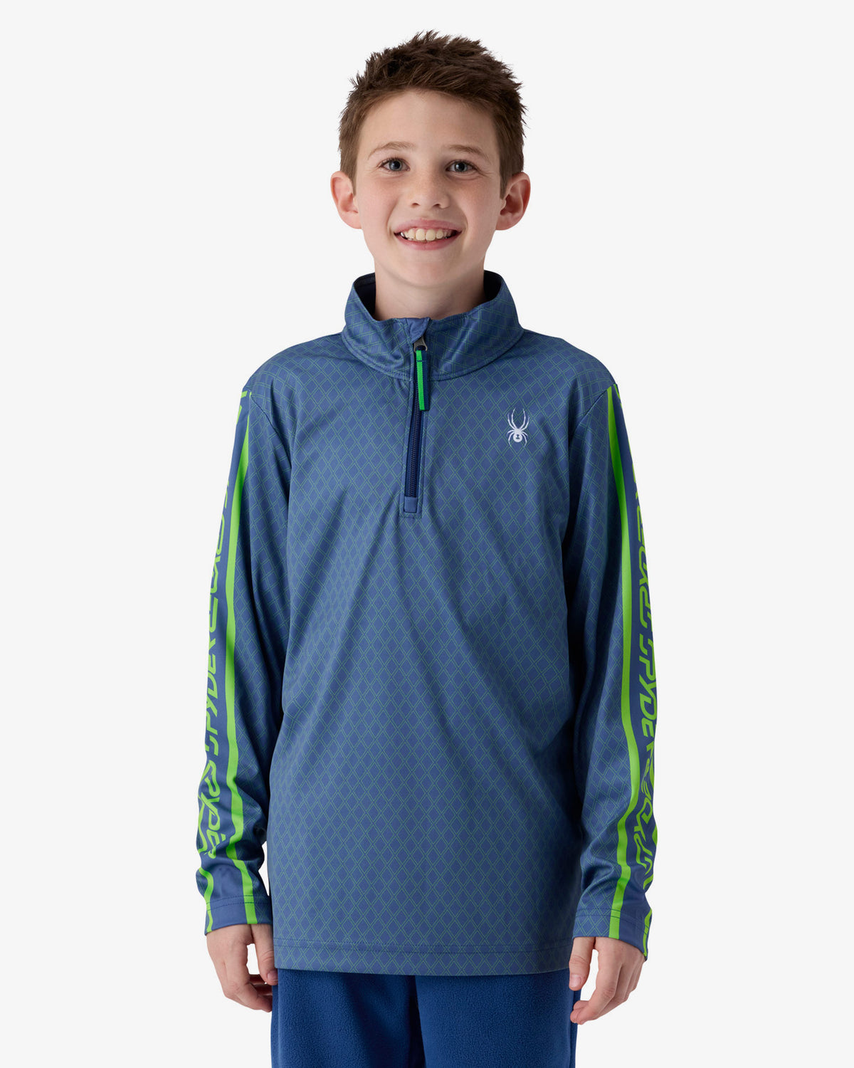 Boys' Jacobs 1/2 Zip - Strobe Green