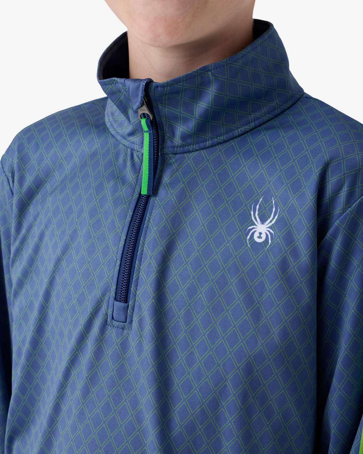 Boys' Jacobs 1/2 Zip - Strobe Green