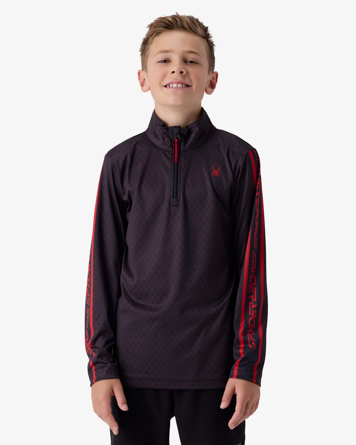 Boys' Jacobs 1/2 Zip - Spyder Red