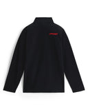 Kids Speed Fleece Half Zip Zip T-Neck - Black