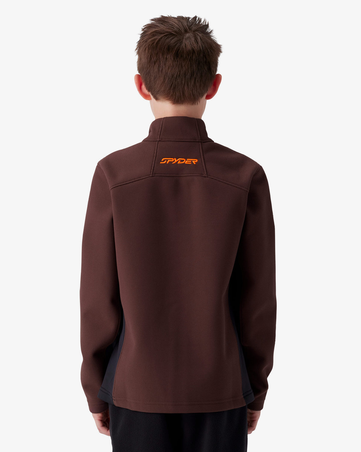 Boys' Bandit Sweater Fleece Jacket - Mocha