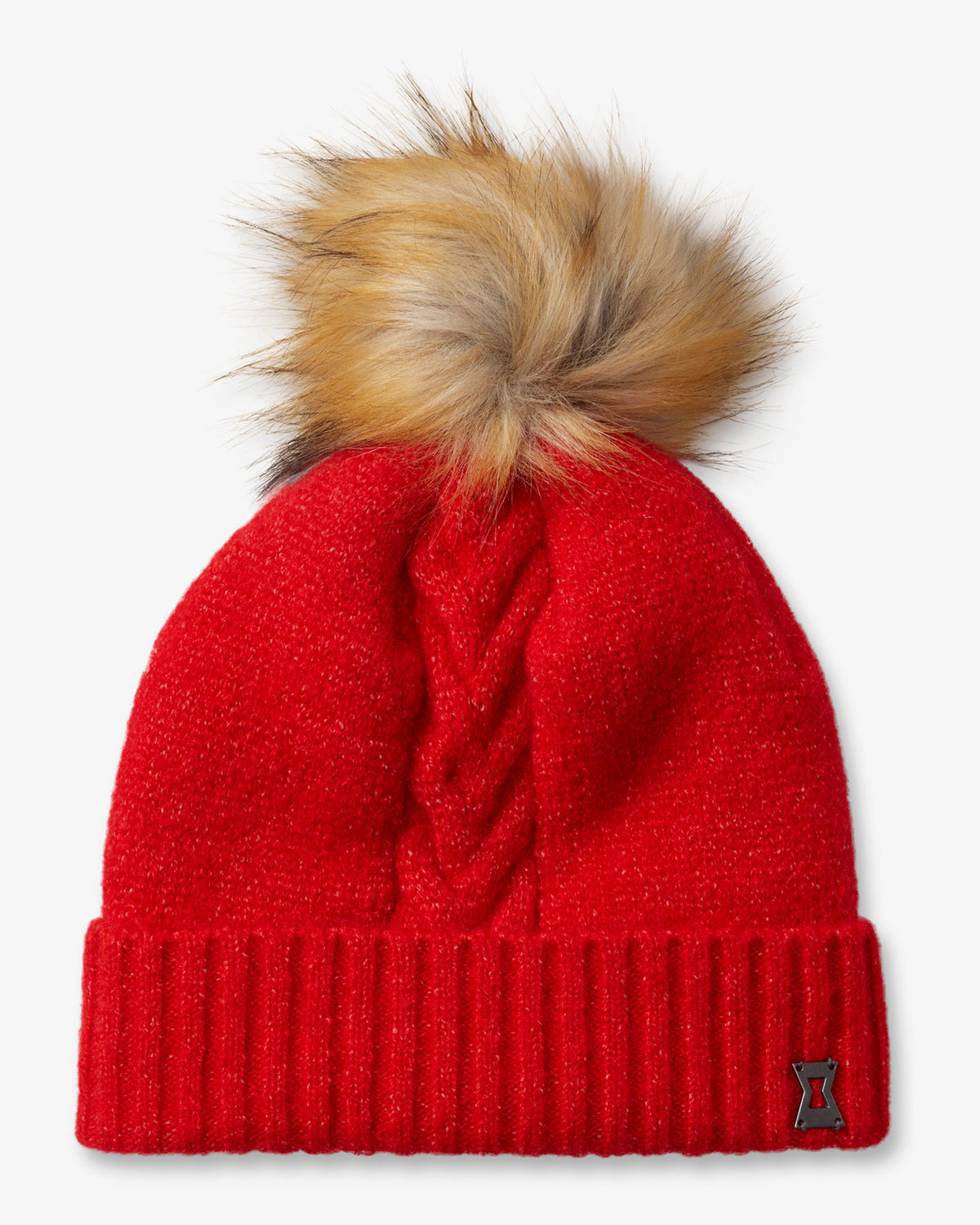 Women's Plait Pom Hat