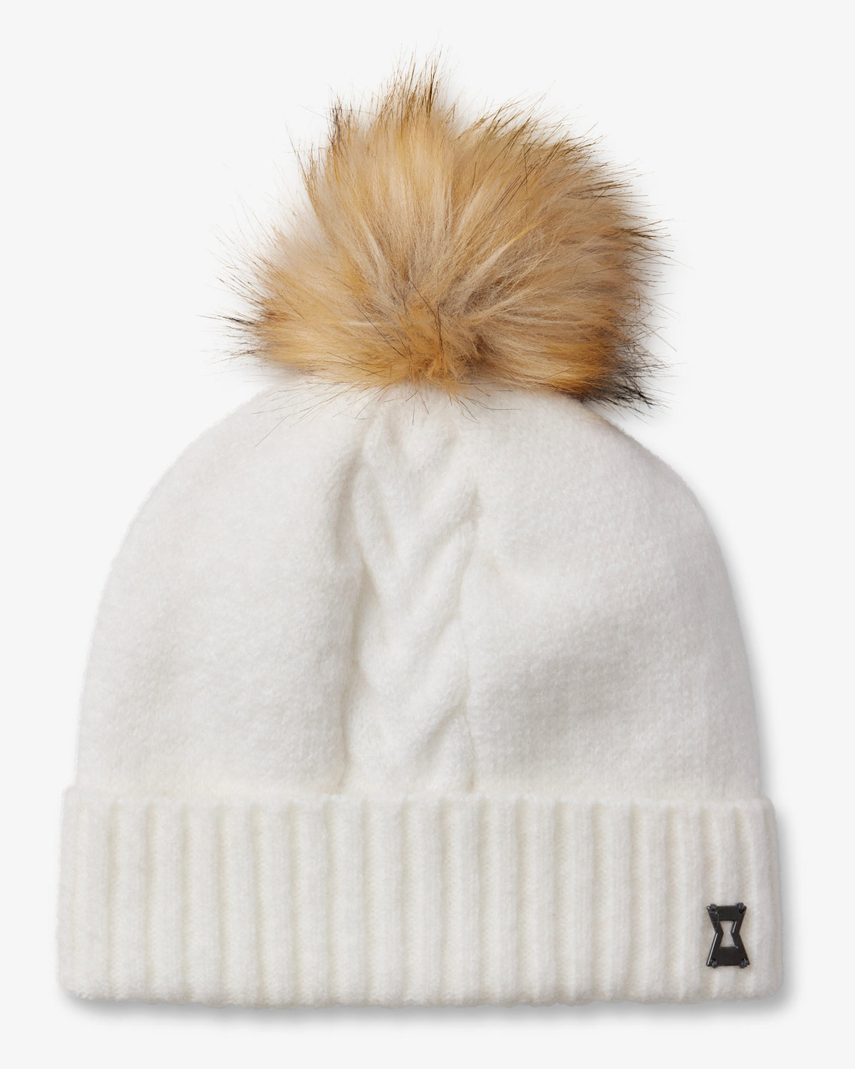 Women's Plait Pom Hat