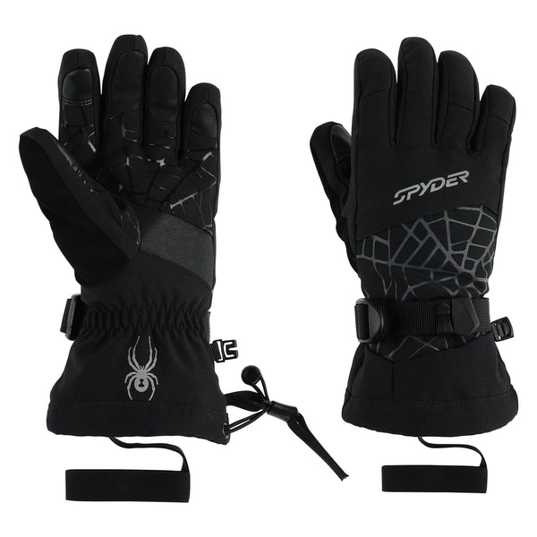 Kids Overweb Gloves Black – Spyder
