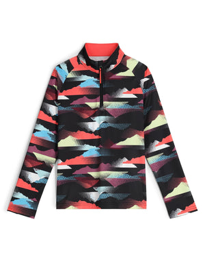 Colorful patterned pullover on a white background