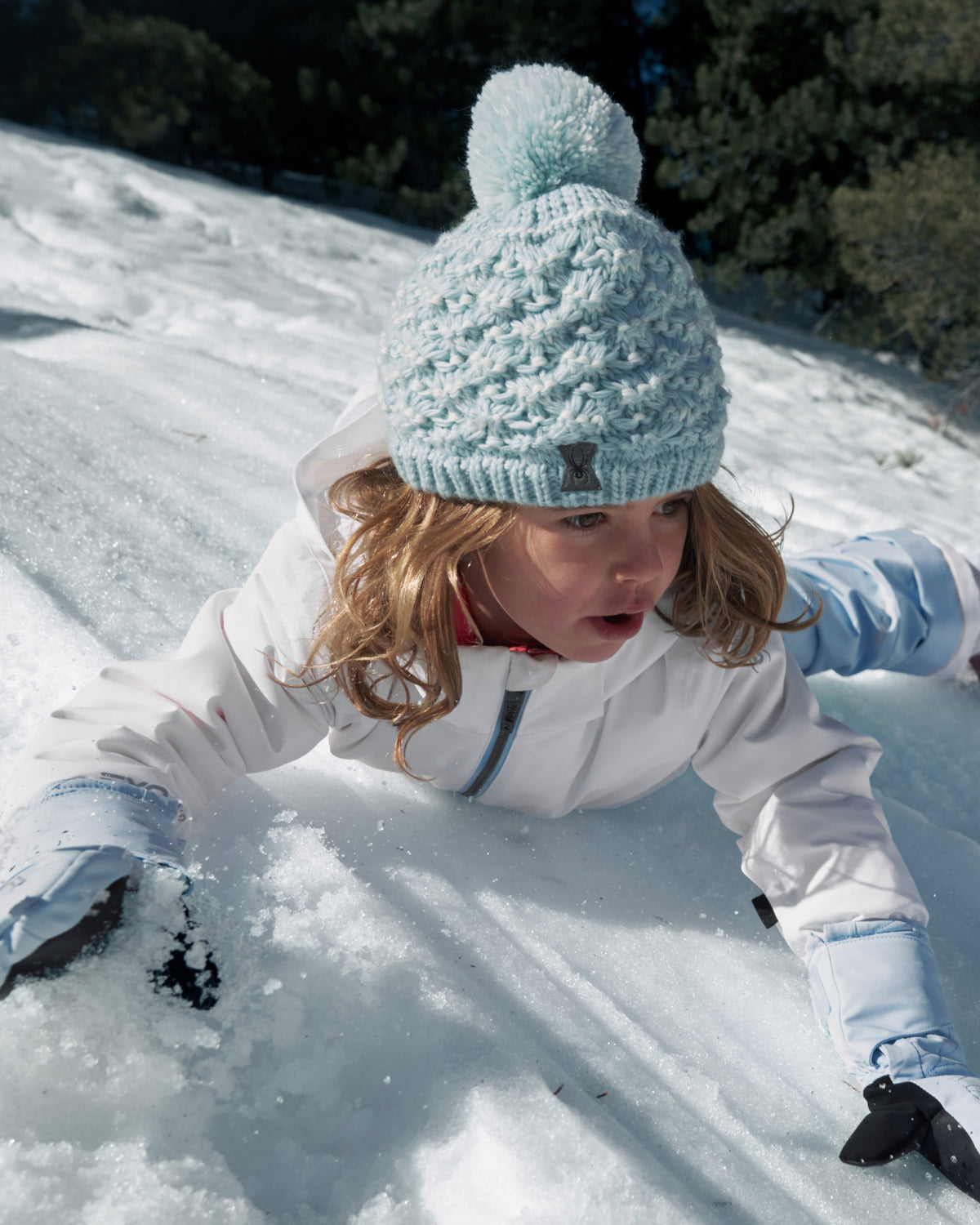 Girls' Brrr Berry Hat - Cloudy Blue