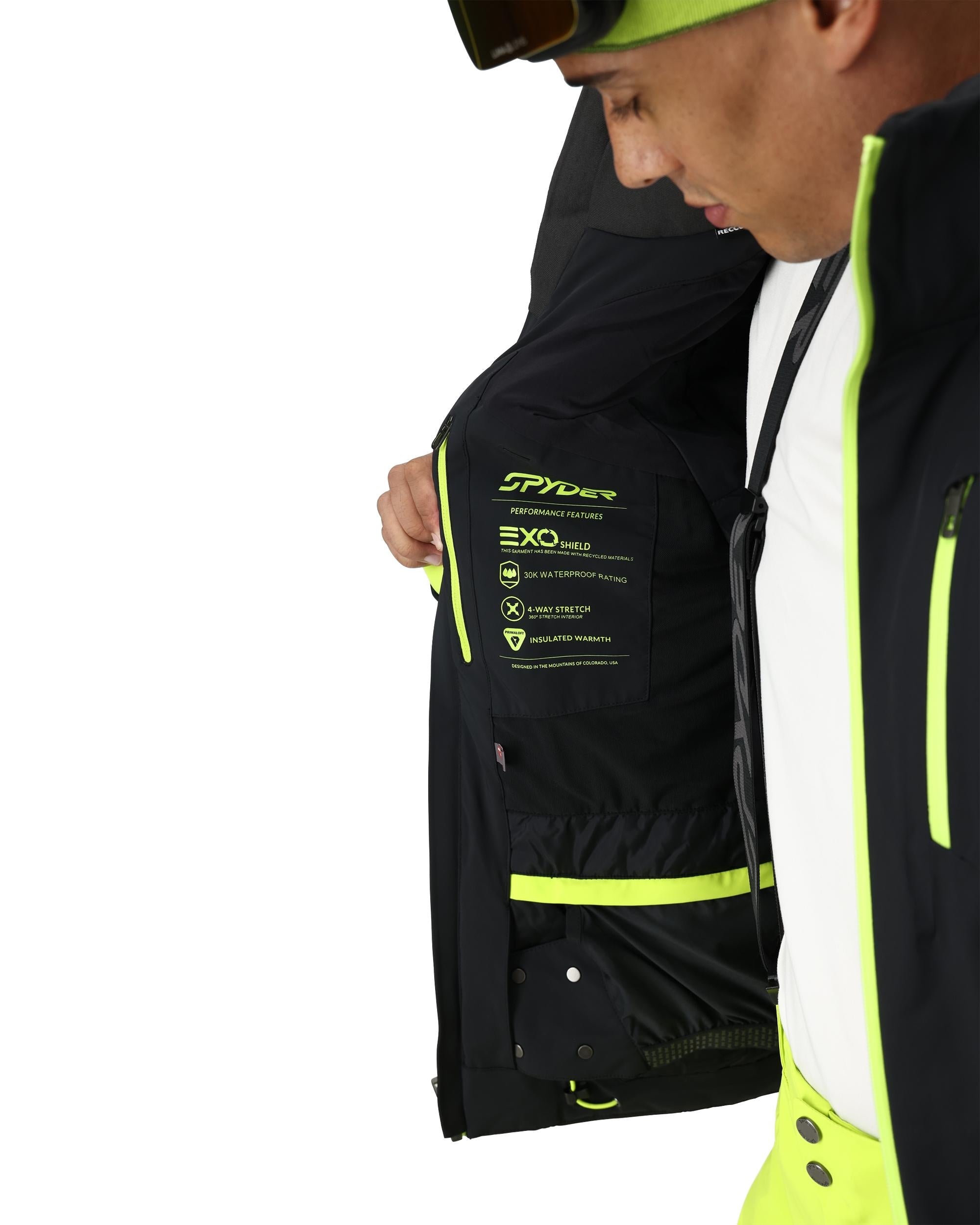 SPYDER FLEX ドライスーツ 黒/緑 SPYDER FLEX ドライスーツ 黒/緑 スパイダーセミドライスーツ メンズ