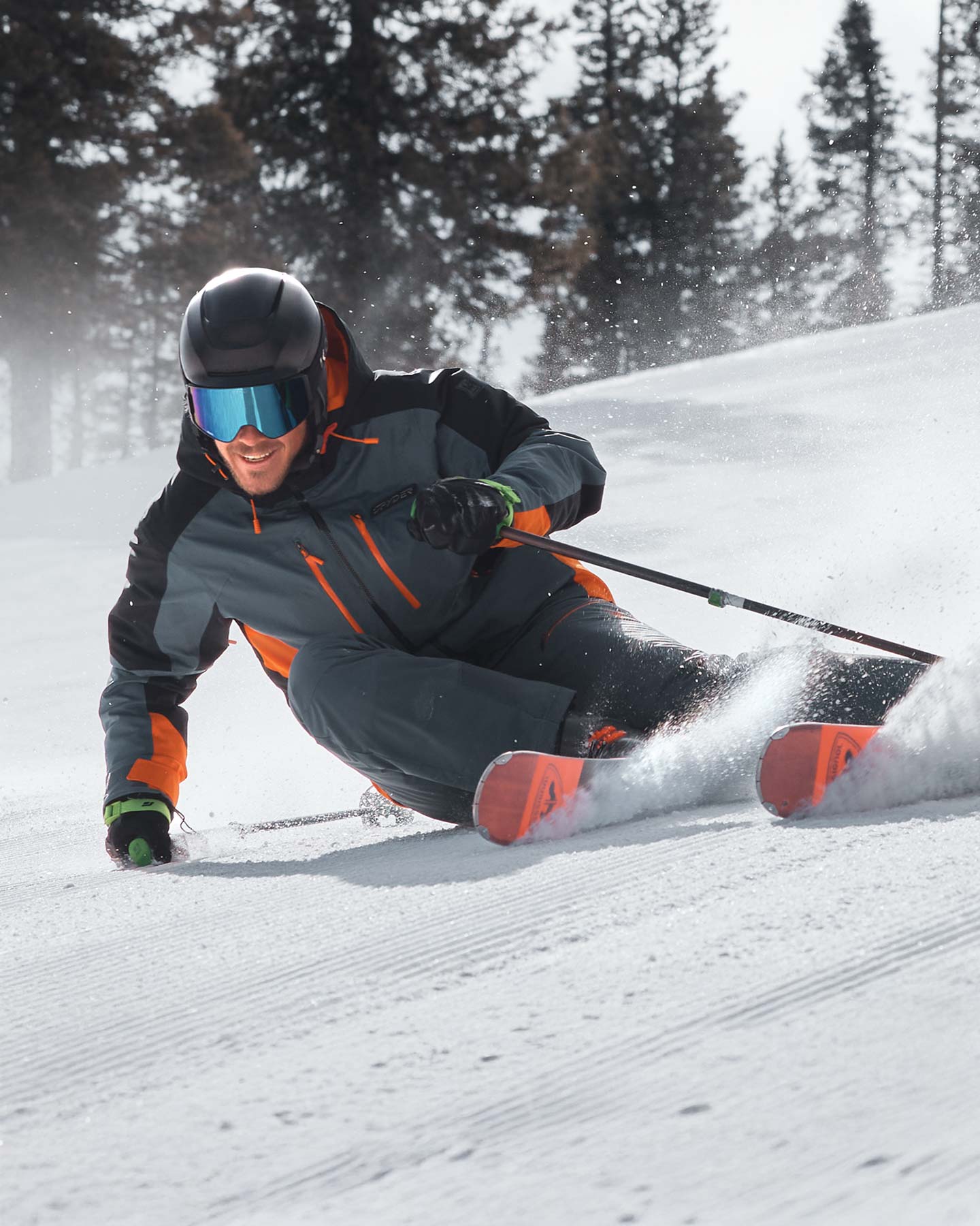 Mens Vyper Jacket - Slate Blue – Spyder