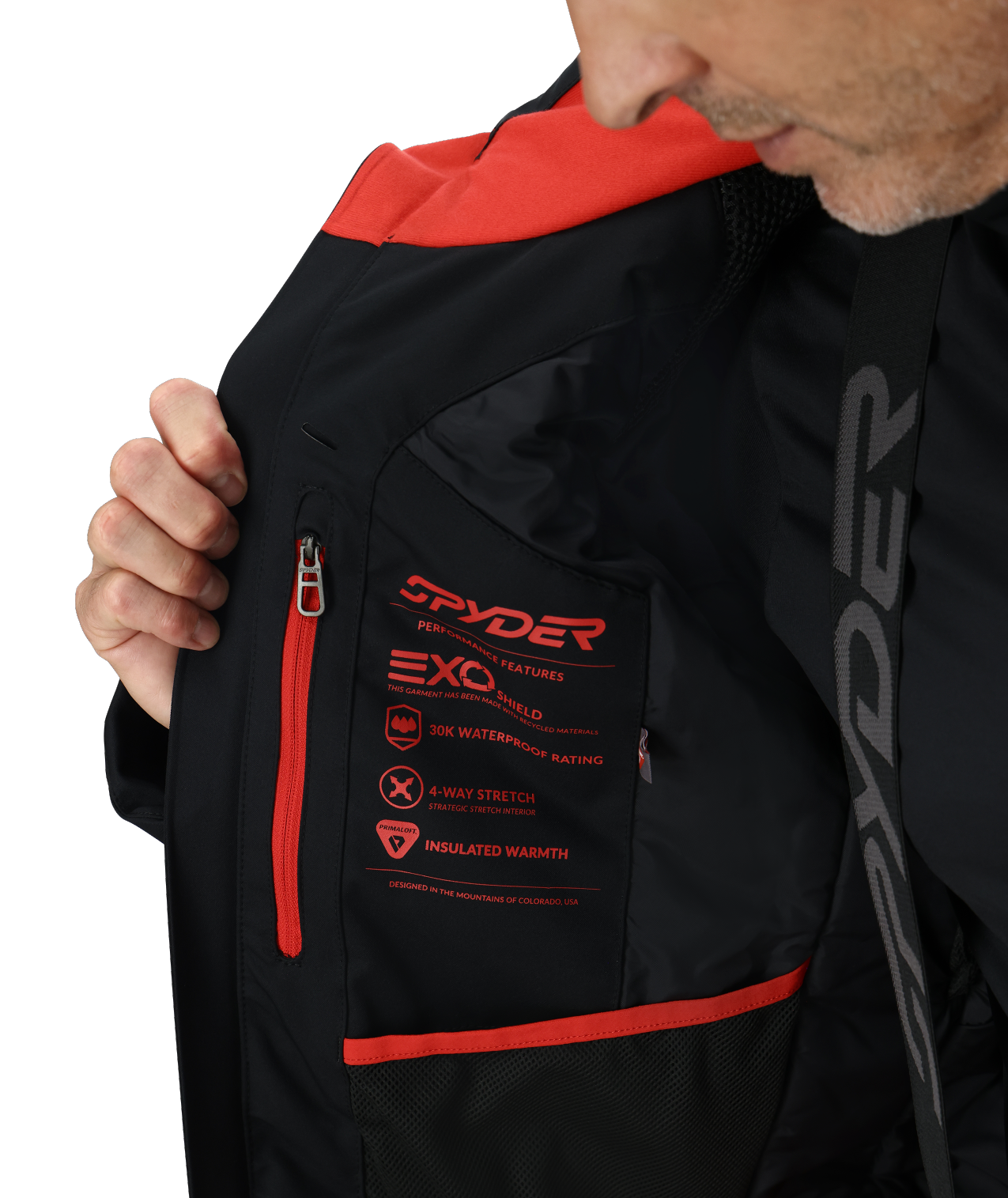 Men's Leader Jacket - Black – Spyder Men's Leader Jacket - Black – Spyder