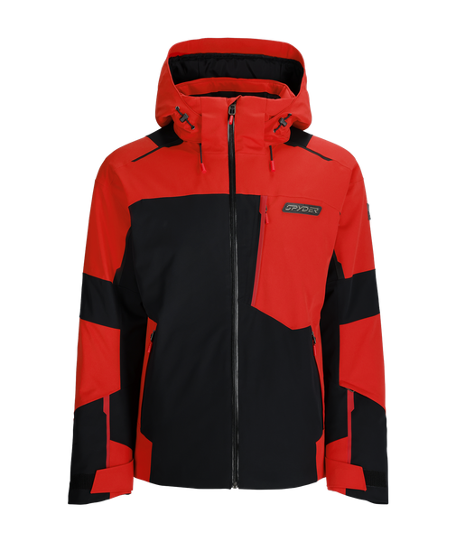 SPIDERスパイダー★スキーウェア上下★ 赤×黒Mサイズ Spyder Leader Jacket Mens | Christy Sports