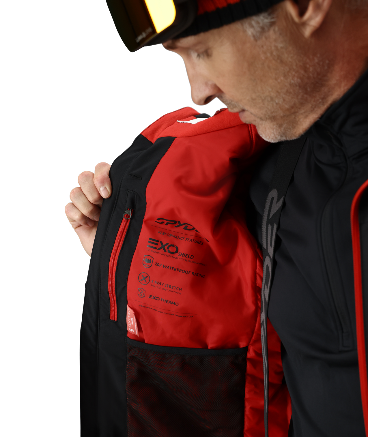 Mens Chambers Jacket - Black – Spyder