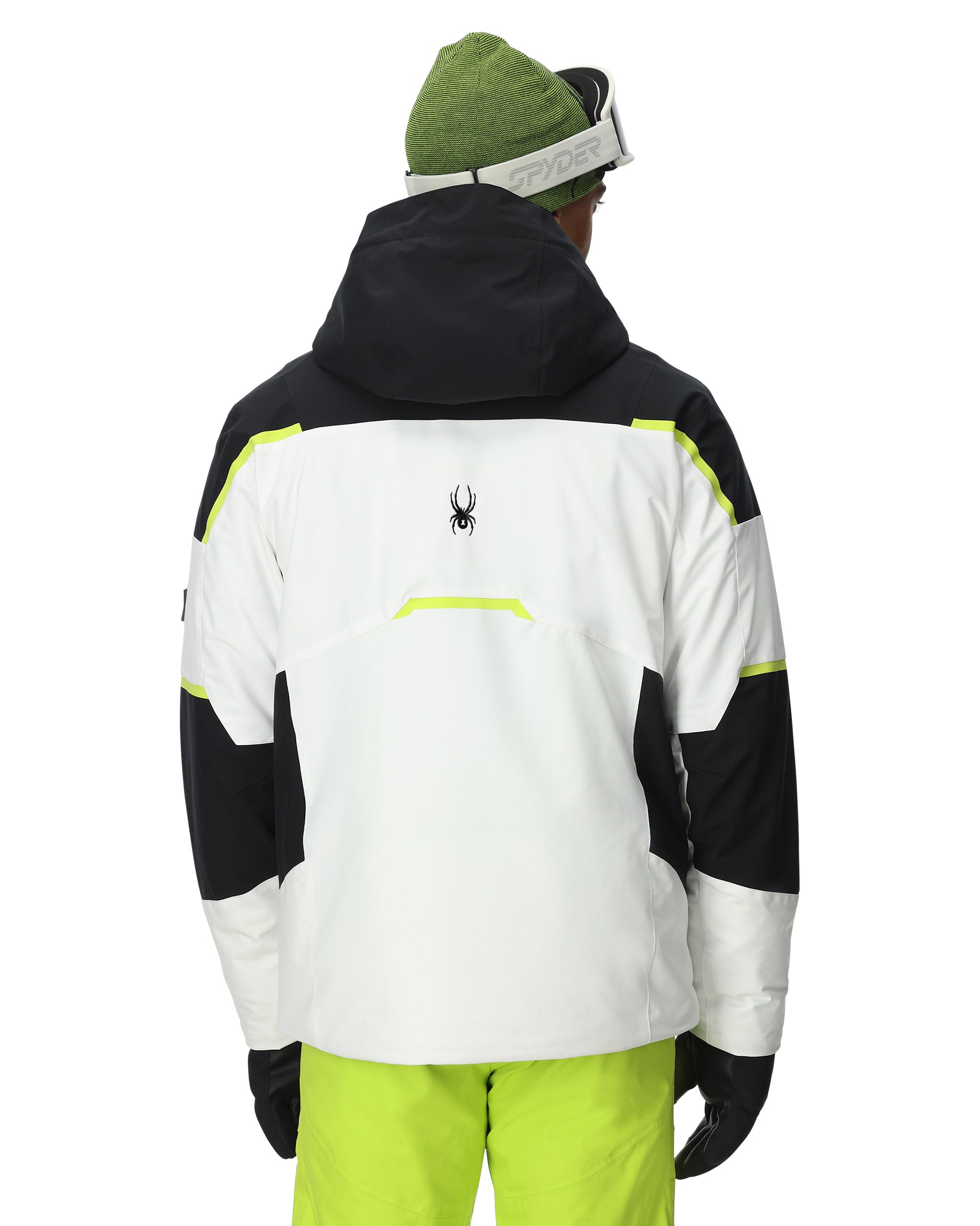 ラッセルノ　ダブルジップアップジャケット ホワイト/グリーン　SIZE6 ラッセルノ ダブルジップアップジャケット ホワイト/グリーン SIZE6