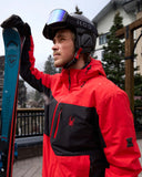 Mens Copper Jacket - Spyder Red