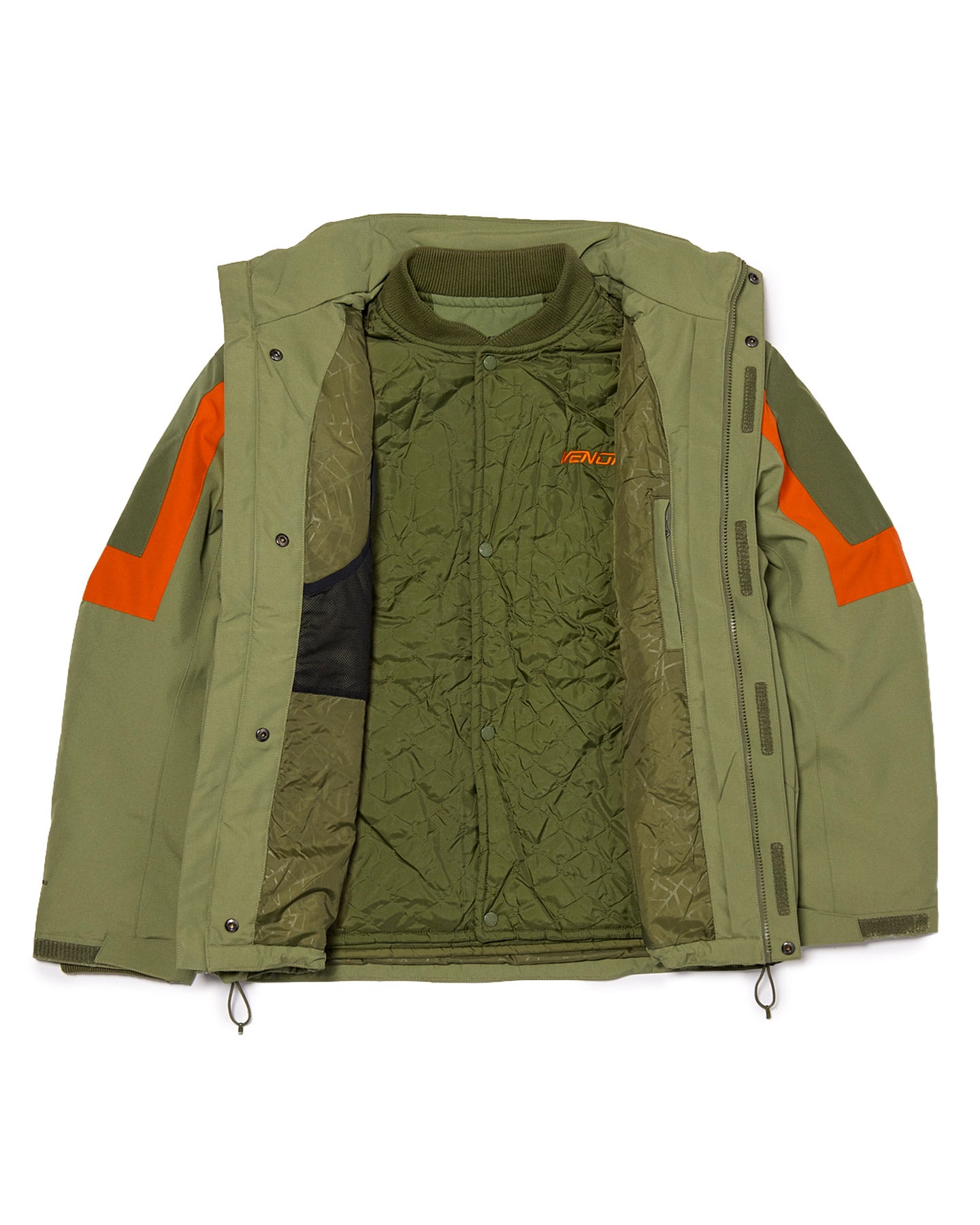 Unisex Venom 3 in 1 Jacket - Army Green – Spyder