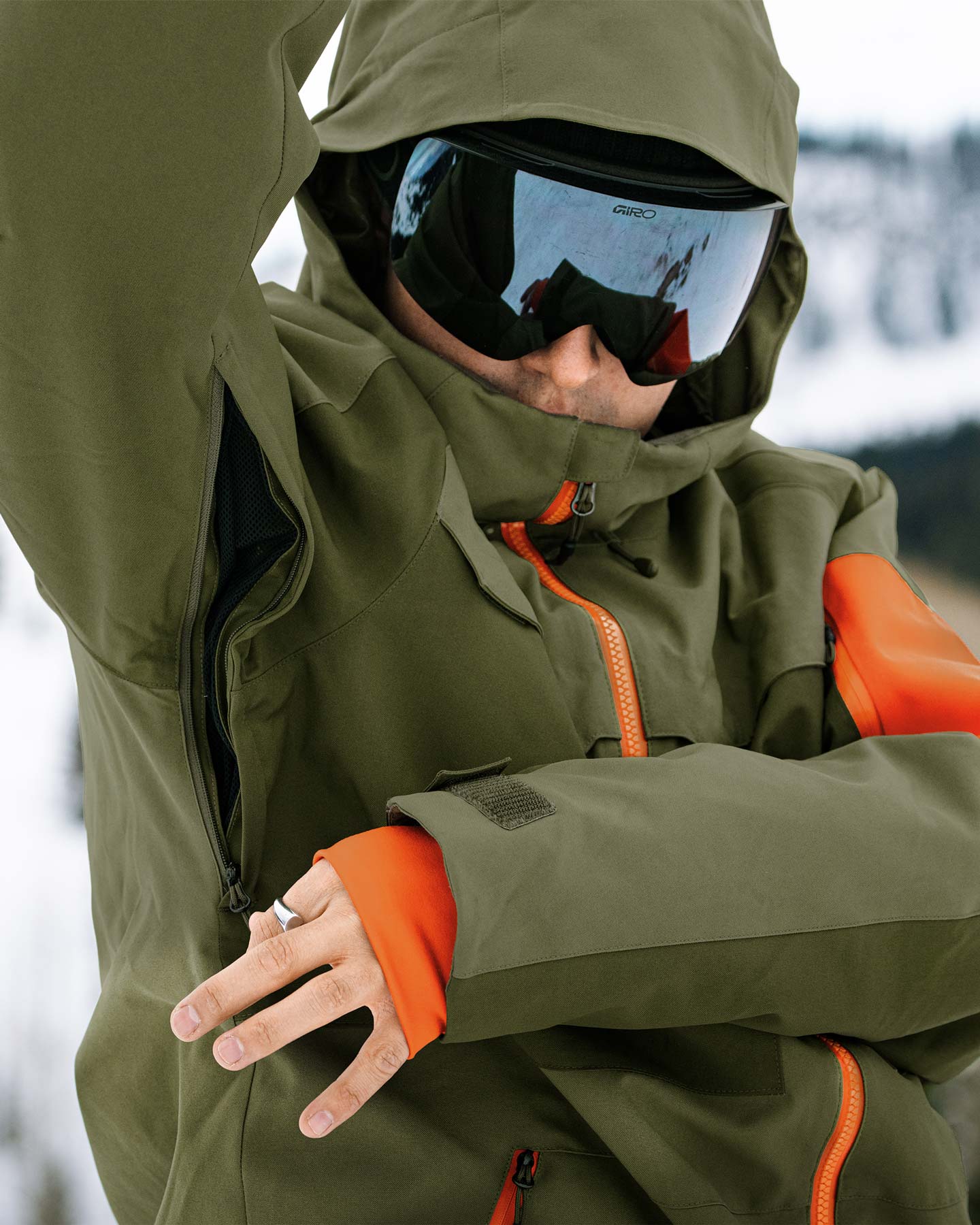 Unisex Venom Lift Jacket - Army Green – Spyder