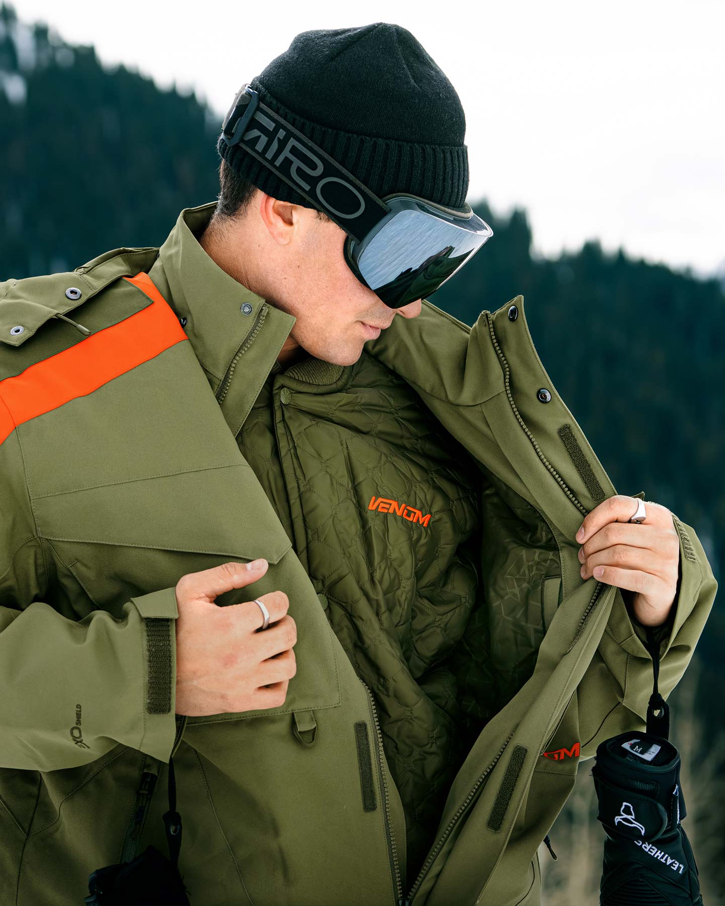 Unisex Venom 3 in 1 Jacket - Army Green – Spyder Unisex Venom 3 in 1 Jacket - Army Green – Spyder