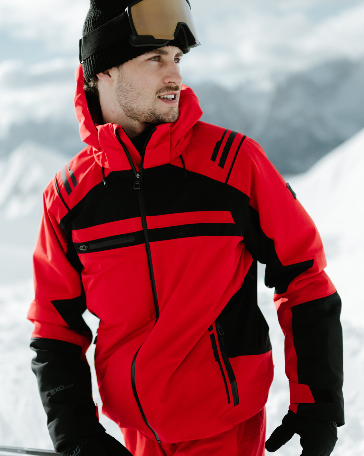 Men's Titan Jacket - Spyder Red