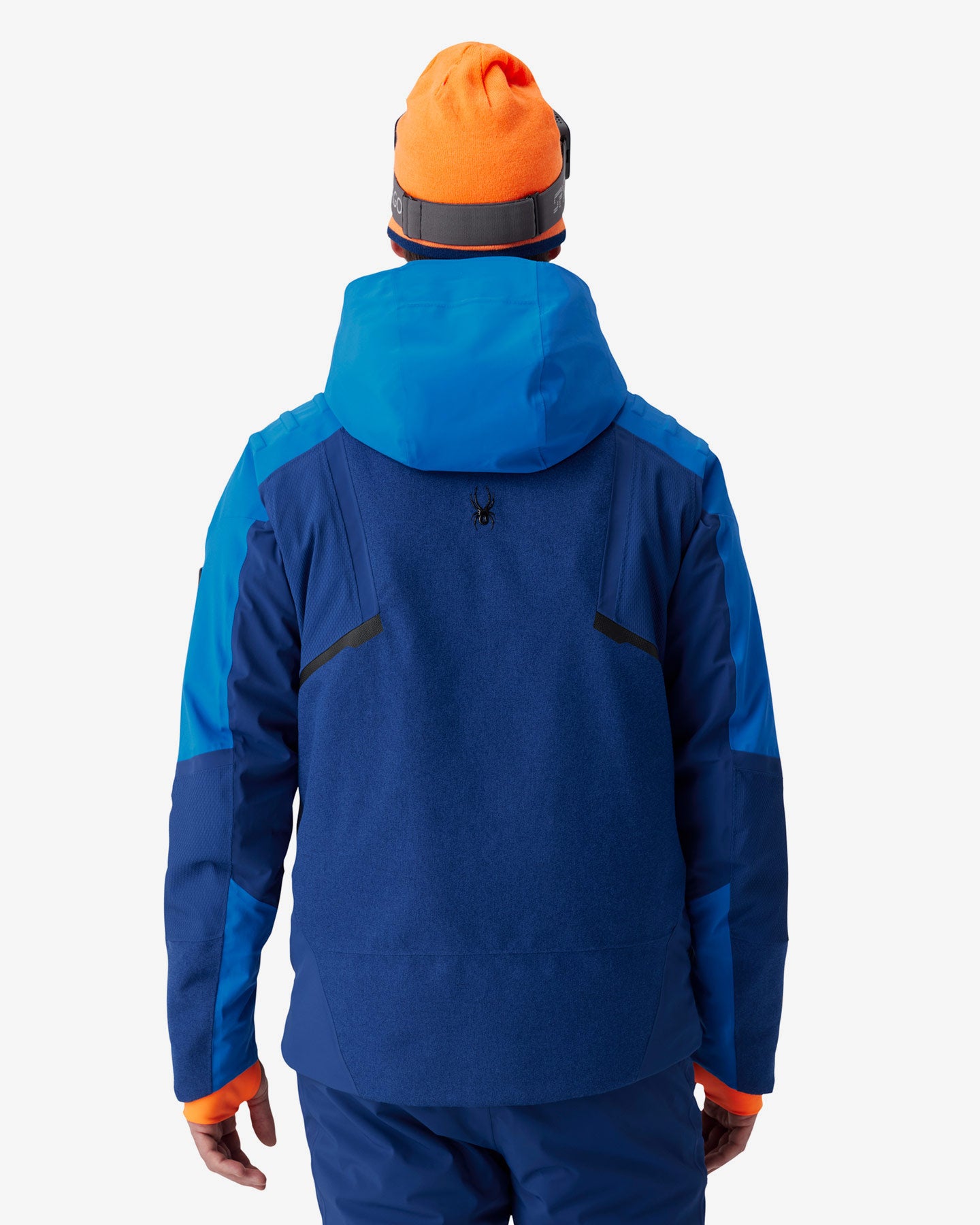 VAN JACKET ネイビーパッチワーク フードジャケット Men's Vanqysh Melange Jacket