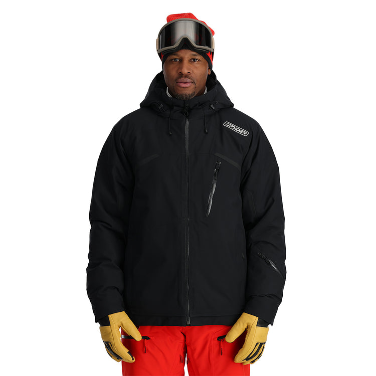 Leader Insulated Ski Jacket - Black Collegiate (Black) - Mens | Spyder