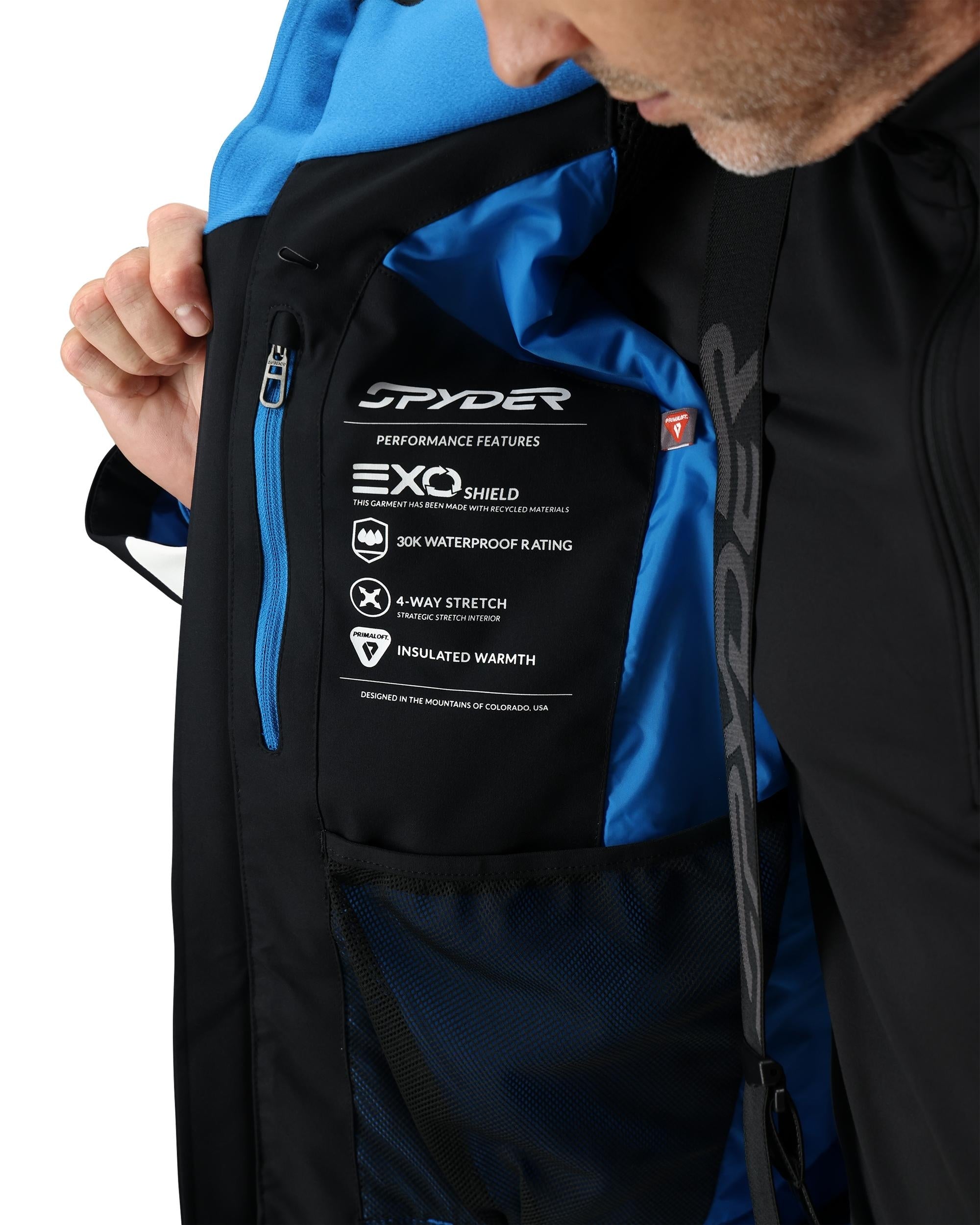 Mens Titan Jacket - White – Spyder