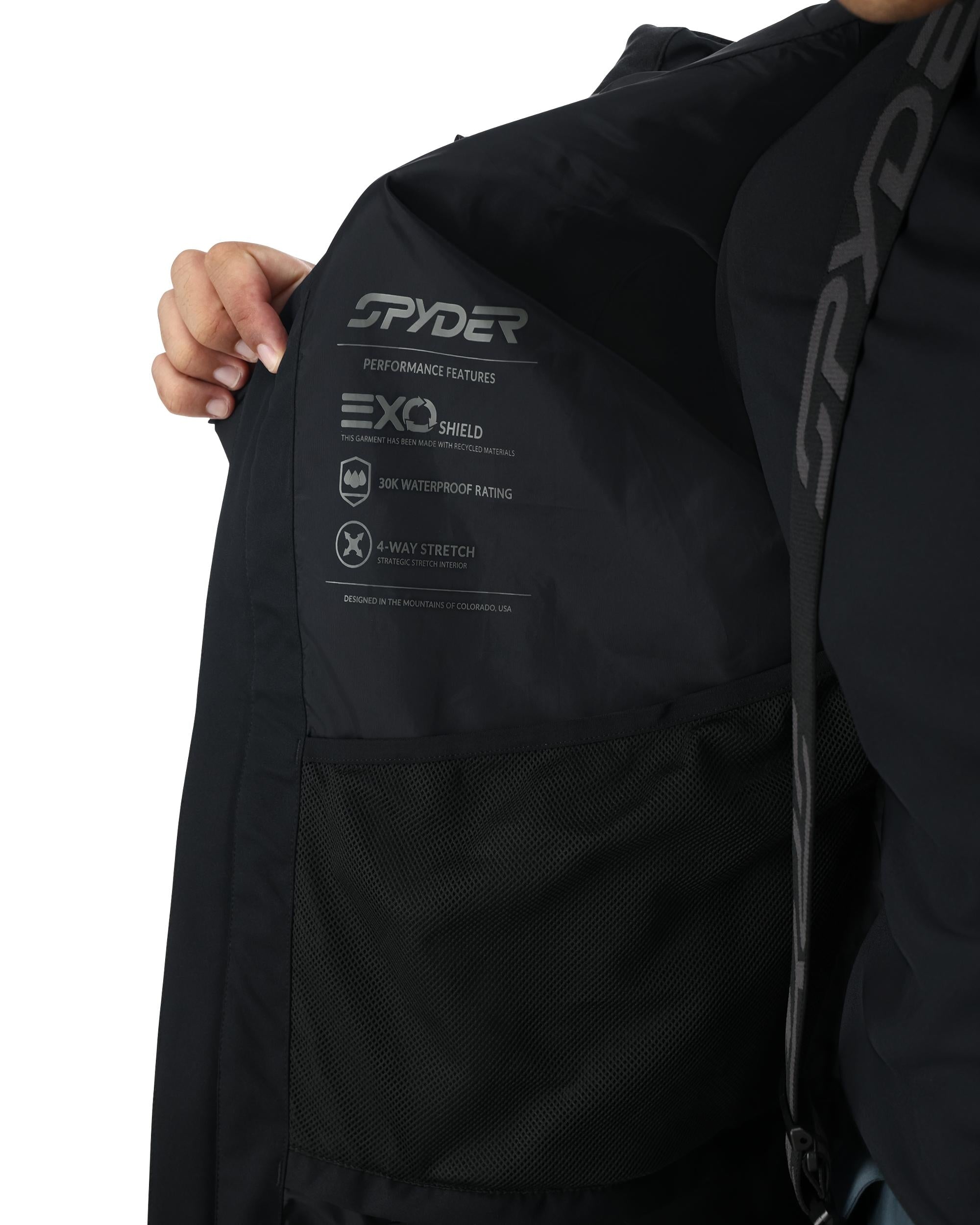 Men's Taos Jacket - Black – Spyder