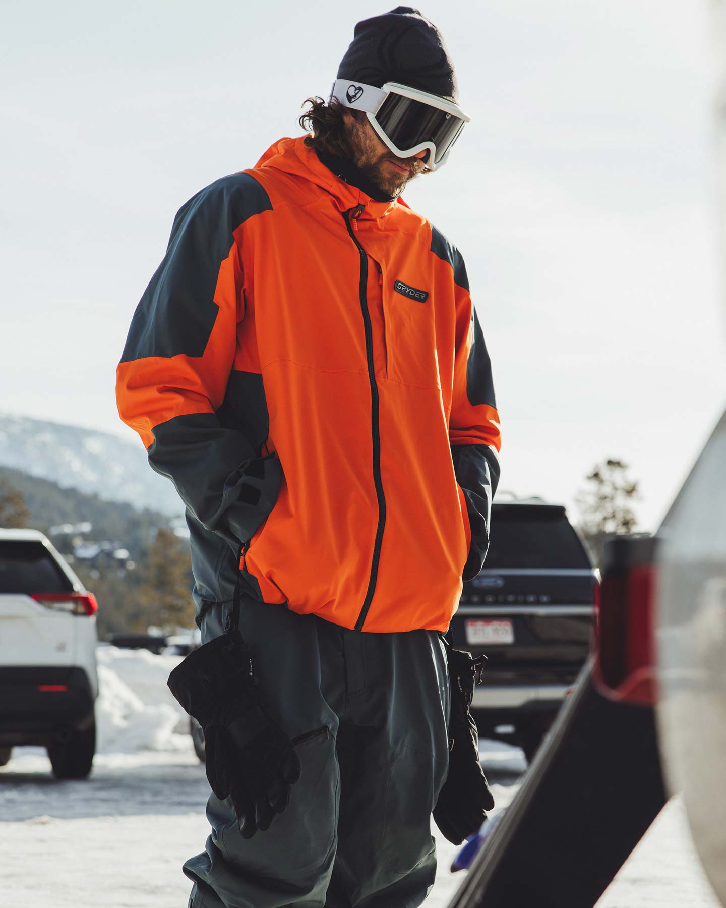 Mens Taos Jacket - Flash Orange – Spyder