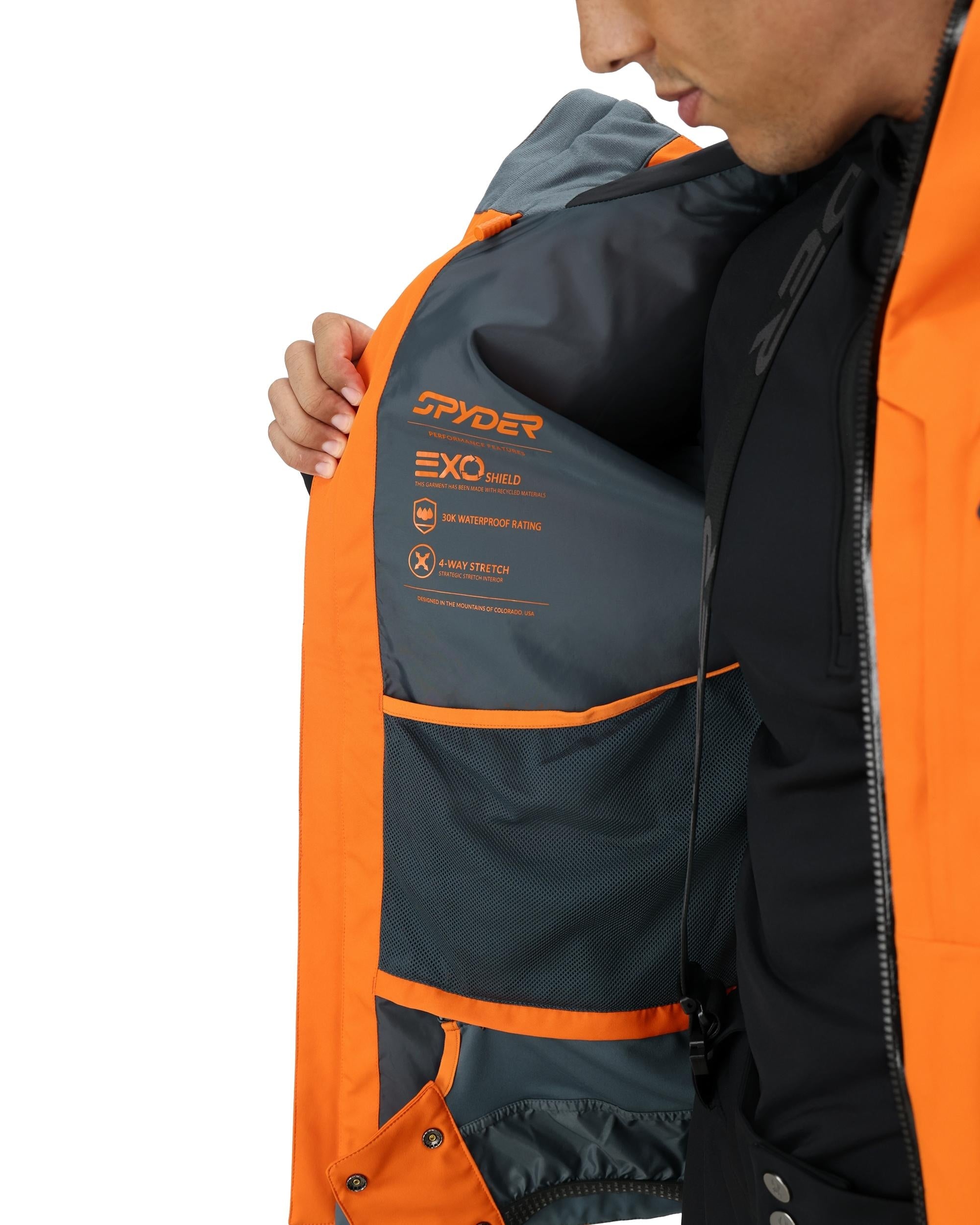 Men's Taos Jacket - Flash Orange – Spyder