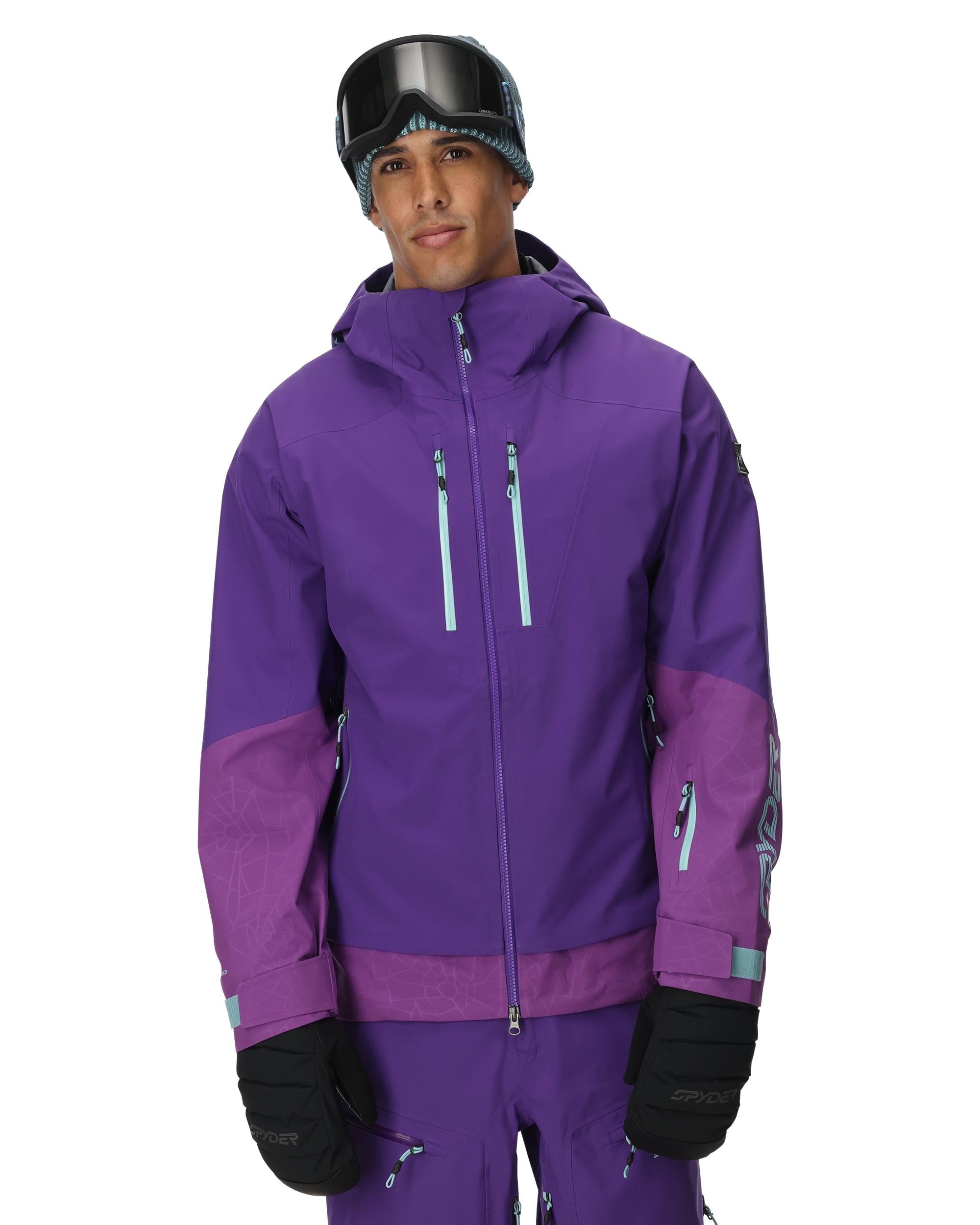 Mens Sanction Jacket - Deep Purple – Spyder