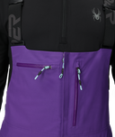 Mens Sanction Bib Pants - Deep Purple