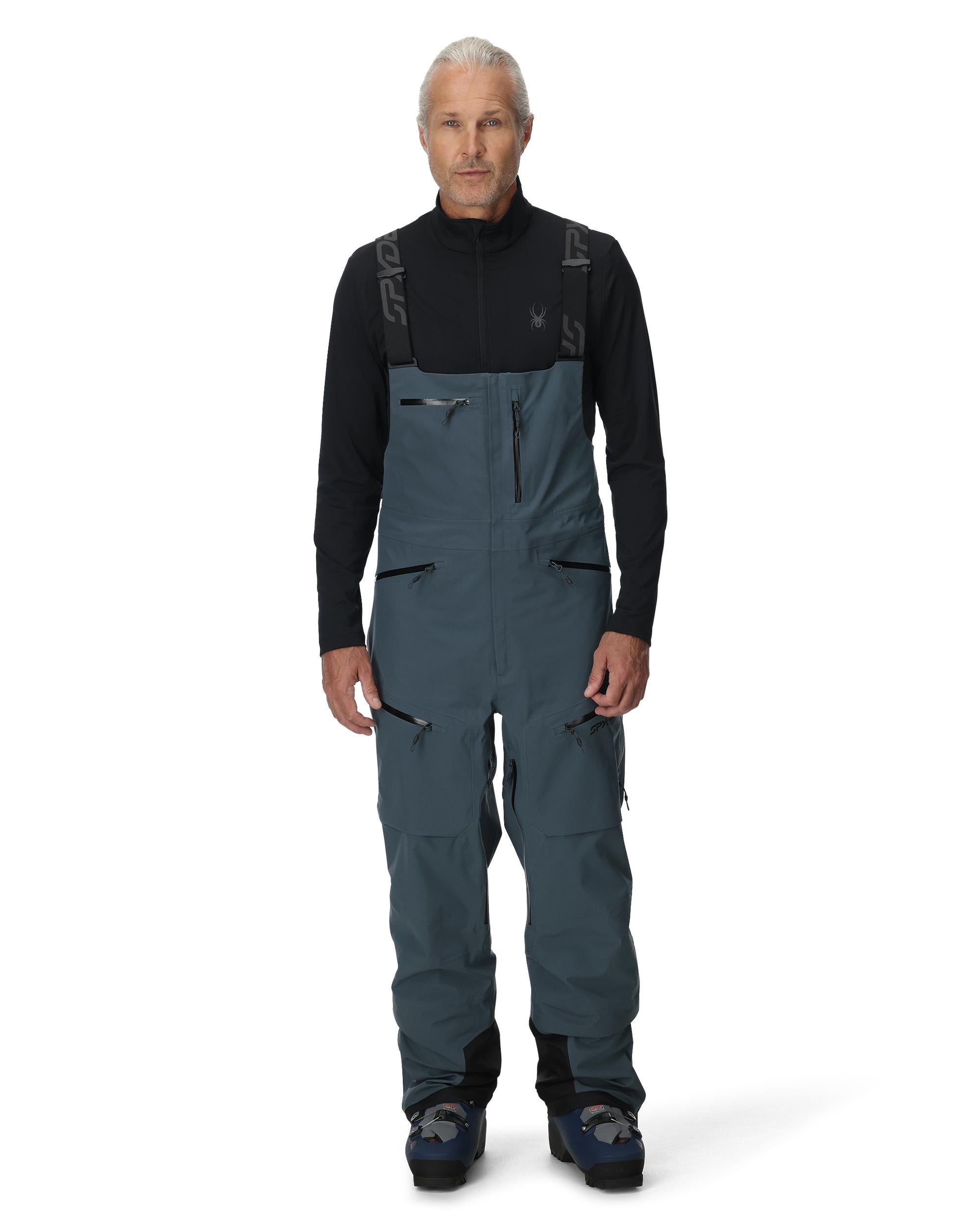 Men's Sanction Bibs - Slate Blue – Spyder