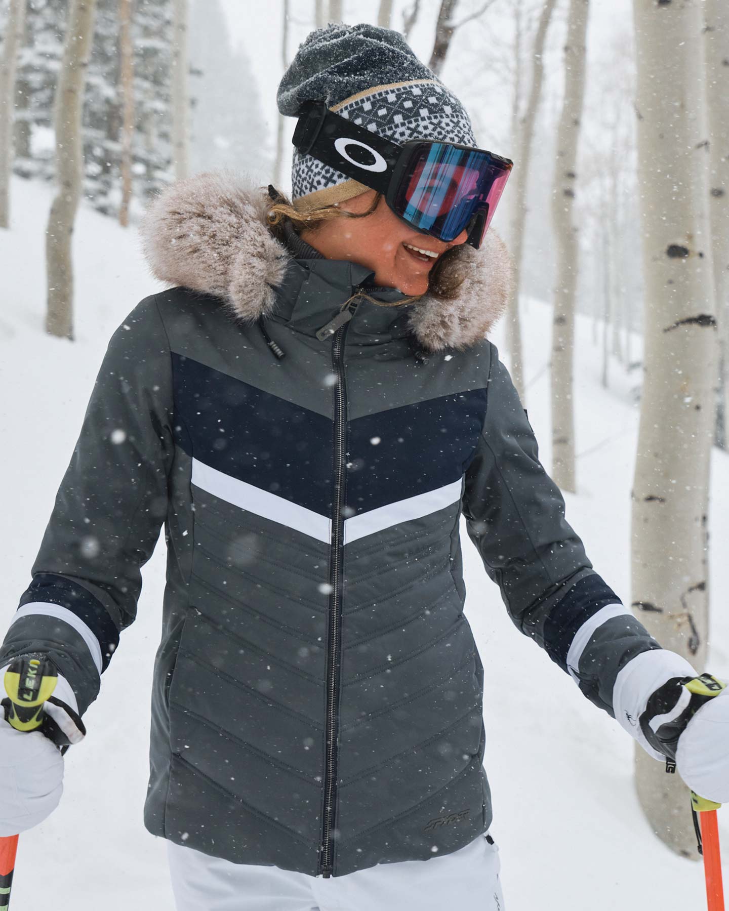 Womens Primrose Jacket - Slate Blue – Spyder