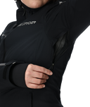 Black jacket with 'Ryder' branding on a white background