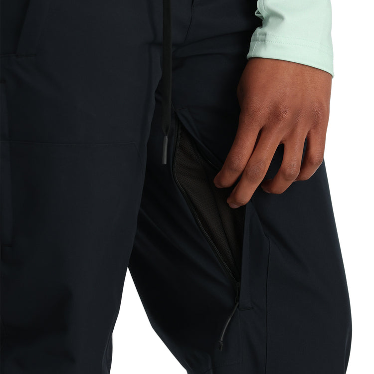 Spyder Winner Tailored Pant- Women's, Black/Black, 4-R, — Womens Waist  Size: 25.5 in, Womens Clothing Size: 4 US, Inseam Size: Regular, Gender:  Female — 182740001047P