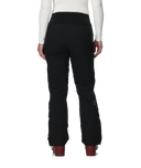 Black pants worn by a person on a white background