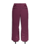 Purple snow pants on a white background