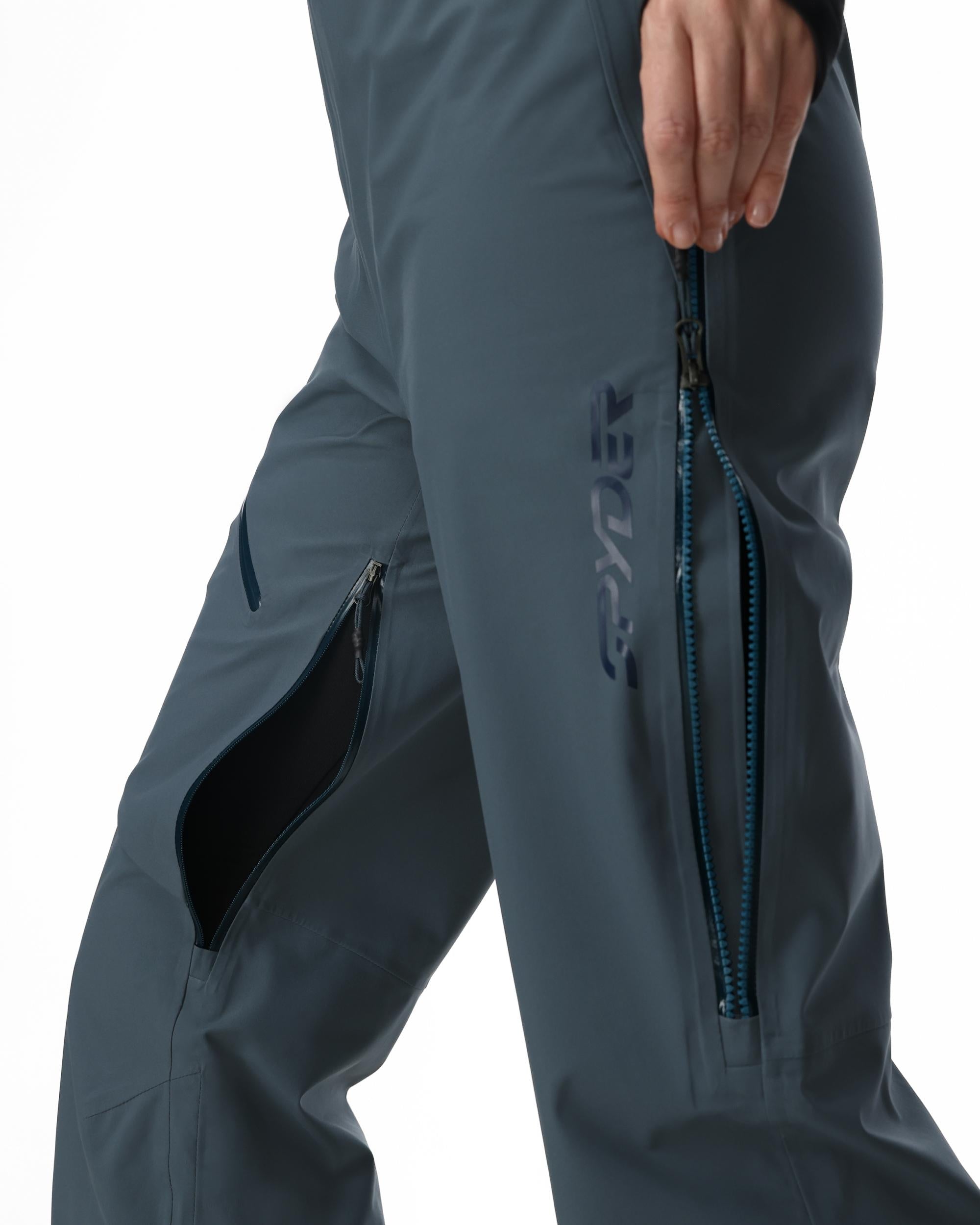 スパイダー　 テレイン ビブ パンツ Women's Solitaire Bib Pants - Slate Blue – Spyder
