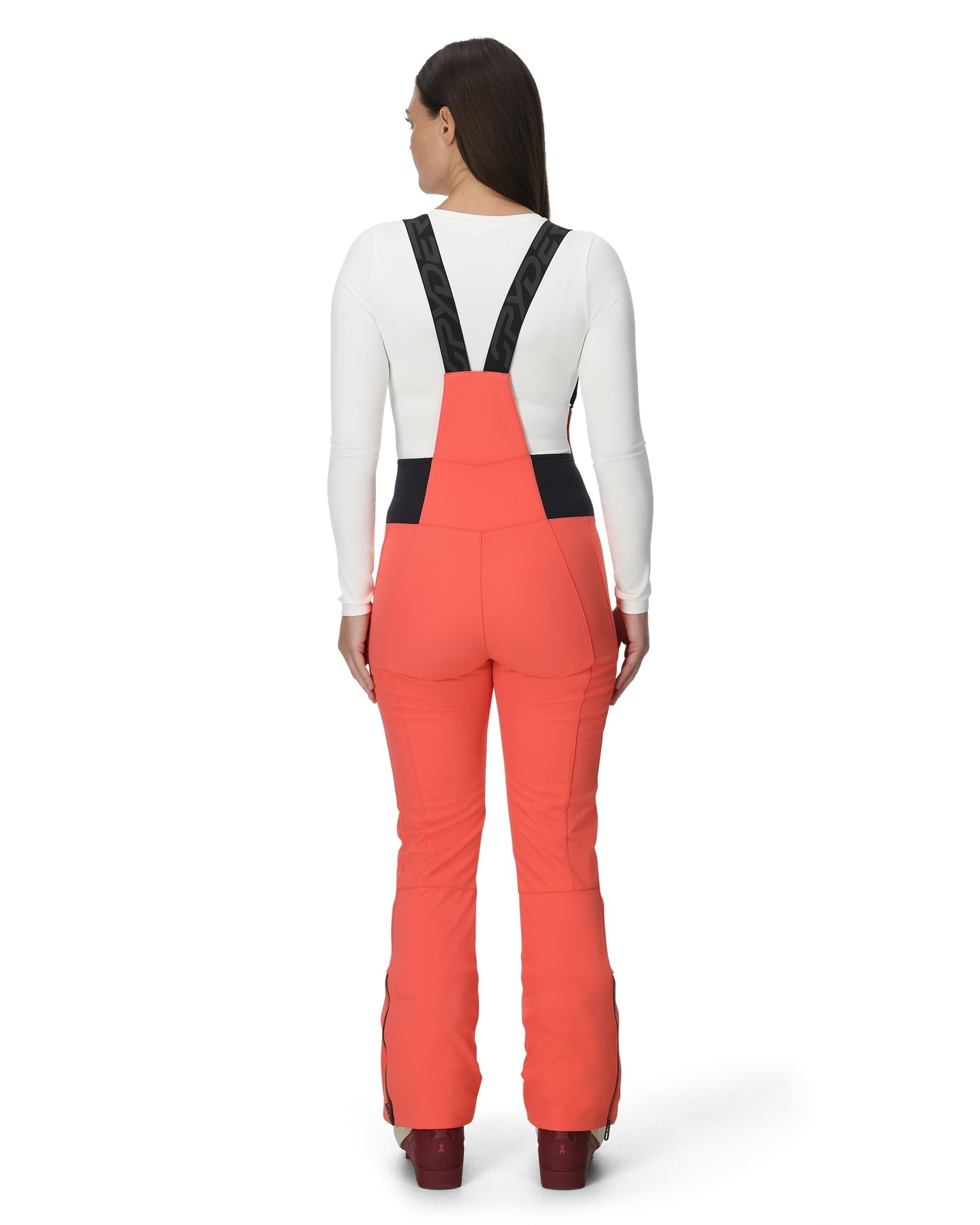 Womens Strutt Bib Pants- Coral Haze – Spyder