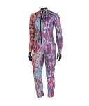 Multicolored racing suit on a white background