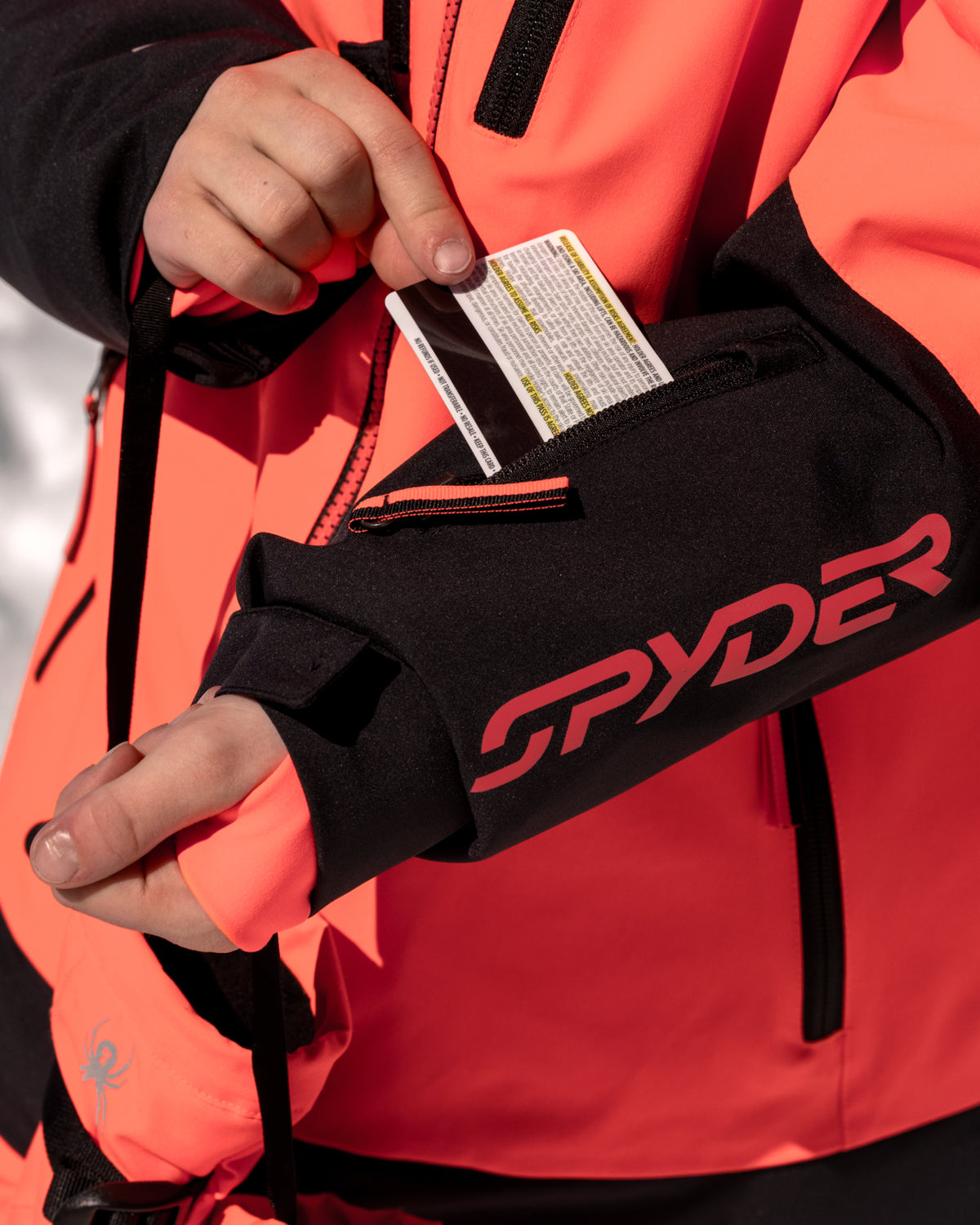 Boys' Davos Jacket - Electric Coral