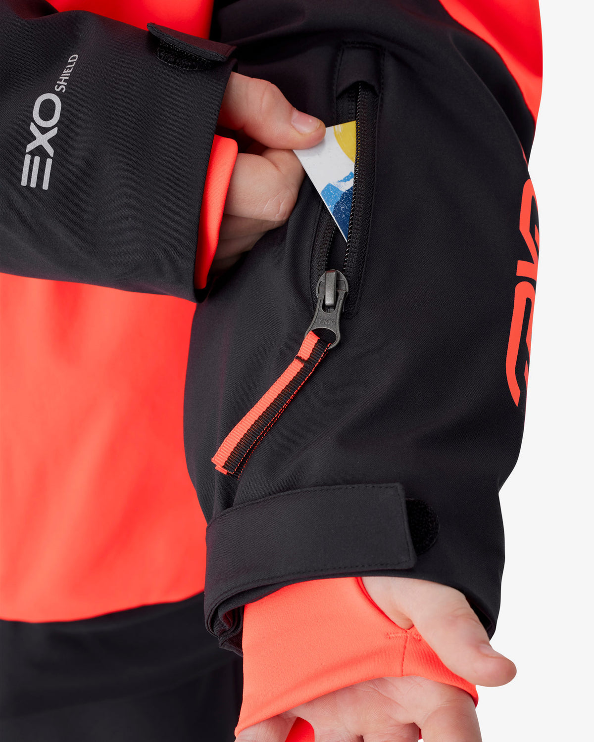 Boys' Davos Jacket - Electric Coral