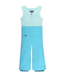 Light blue ski jumpsuit on a white background