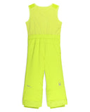 Bright yellow sleeveless jumpsuit on a white background