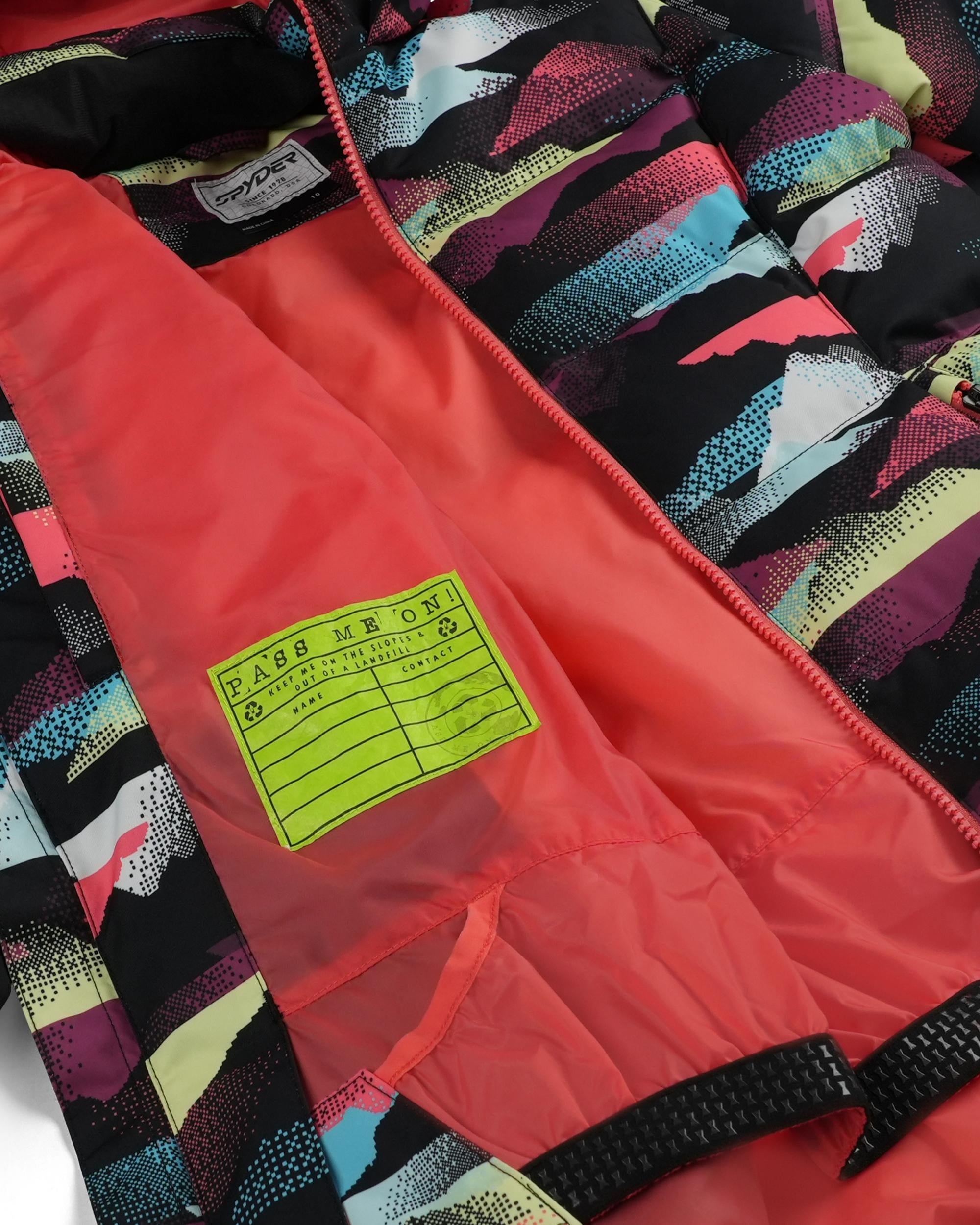 Girls' Zadie Jacket - Multi Mountain Print – Spyder